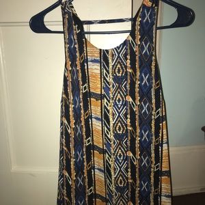 patterned tank top